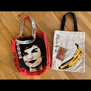 2 Andy Warhol bags